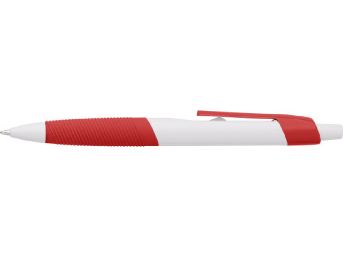 Kugelschreiber aus Kunststoff Devon – Rot bedrucken, Art.-Nr. 008999999_593476