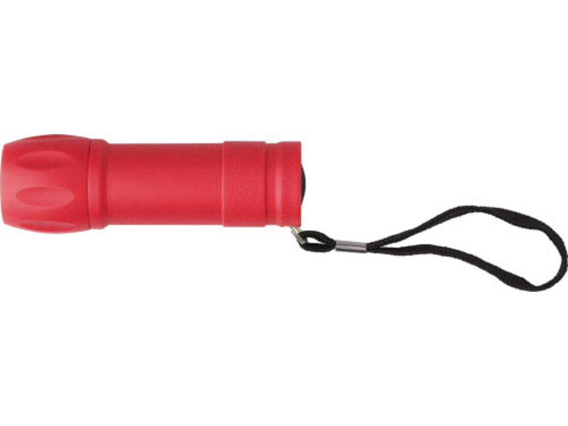ABS-Taschenlampe Keira – Rot bedrucken, Art.-Nr. 008999999_709302