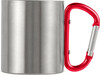 Doppelwandiger Kaffeebecher aus Edelstahl (185 ml) Nella – Rot bedrucken, Art.-Nr. 008999999_8245