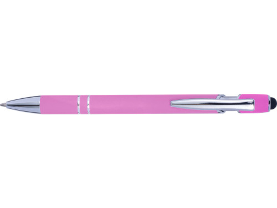 Kugelschreiber mit Touchfunktion Primo – Rosa bedrucken, Art.-Nr. 017999999_8462