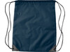 Turnbeutel 'Jumper' aus Polyester – Blau bedrucken, Art.-Nr. 005999999_9261