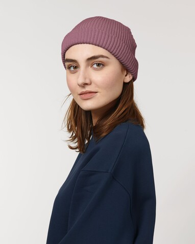 Fisherman Beanie - Der Fisherman Beanie - Hibiscus Rose - OS bedrucken, Art.-Nr. STAU771C062OS