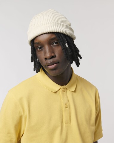 Fisherman Beanie - Der Fisherman Beanie - Natural - OS bedrucken, Art.-Nr. STAU771C007OS