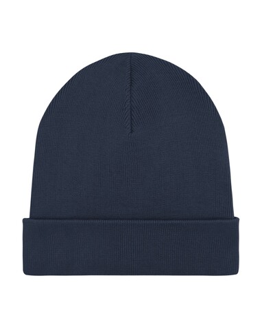 Rib Beanie - Der Rippstrick-Beanie - French Navy - OS bedrucken, Art.-Nr. STAU772C727OS