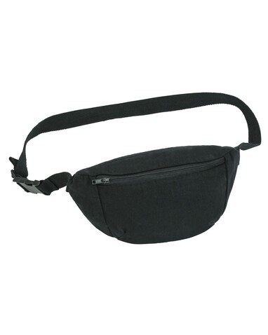 Hip Bag - Die Canvas-Gürteltasche - Black - OS bedrucken, Art.-Nr. STAU891C002OS