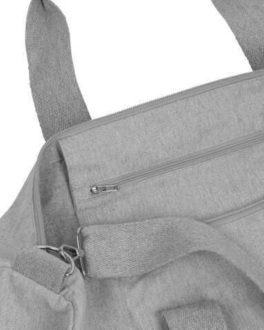 Duffle Bag - Die Canvas-Reisetasche - Heather Grey - OS bedrucken, Art.-Nr. STAU892C250OS