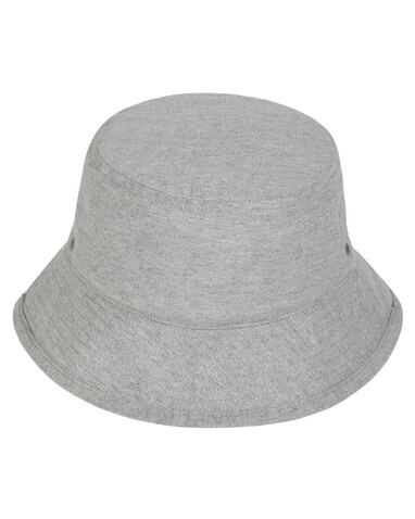 Bucket Hat - Der Canvas-Fischerhut - Heather Grey - M/L bedrucken, Art.-Nr. STAU893C250ML