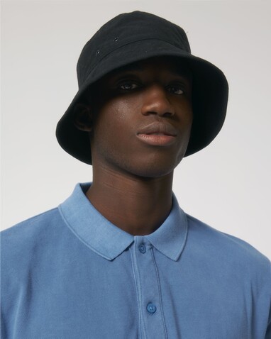 Bucket Hat - Black - S/M bedrucken, Art.-Nr. STAU893C002SM