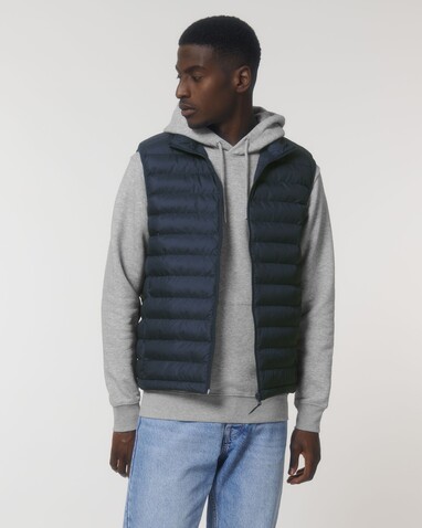 Stanley Climber - Herren-Steppweste - French Navy - XXL bedrucken, Art.-Nr. STJM836C7272X