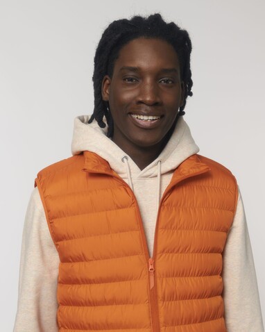Stanley Climber - Herren-Steppweste - Flame Orange - XXL bedrucken, Art.-Nr. STJM836C0812X
