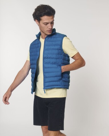 Stanley Climber - Herren-Steppweste - Royal Blue - XL bedrucken, Art.-Nr. STJM836C2301X