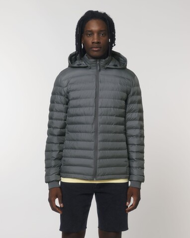 Stanley Voyager - Wattierte Herren Steppjacke - Deep Metal - XL bedrucken, Art.-Nr. STJM837C0801X