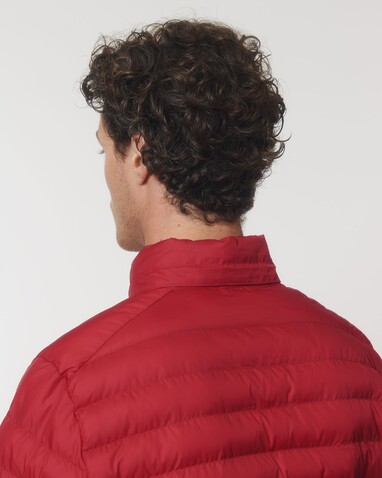 Stanley Voyager - Wattierte Herren Steppjacke - Red - S bedrucken, Art.-Nr. STJM837C0041S