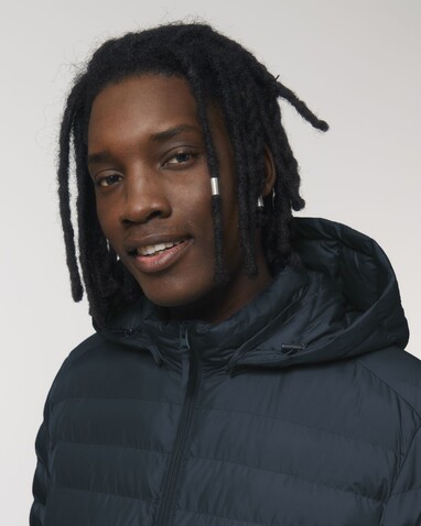 Stanley Voyager - Wattierte Herren Steppjacke - French Navy - L bedrucken, Art.-Nr. STJM837C7271L