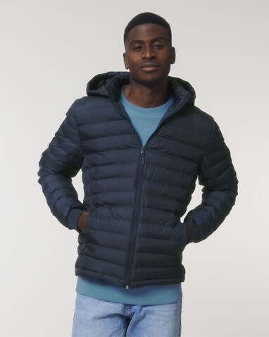 Stanley Voyager - Wattierte Herren Steppjacke - French Navy - 3XL bedrucken, Art.-Nr. STJM837C7273X