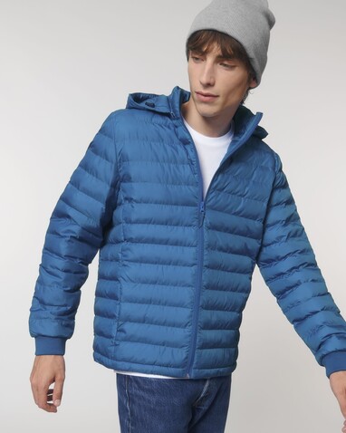 Stanley Voyager - Wattierte Herren Steppjacke - Royal Blue - M bedrucken, Art.-Nr. STJM837C2301M