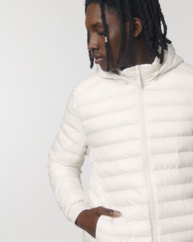Stanley Voyager - Wattierte Herren Steppjacke - Off White - XXL bedrucken, Art.-Nr. STJM837C0182X
