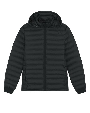Stanley Voyager - Wattierte Herren Steppjacke - Black - M bedrucken, Art.-Nr. STJM837C0021M
