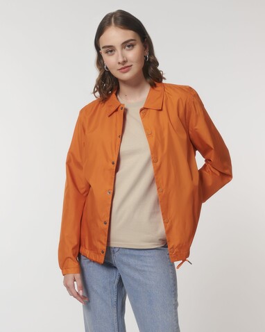 Coacher - Die Unisex-Coach-Jacke - Flame Orange - 3XL bedrucken, Art.-Nr. STJU833C0813X