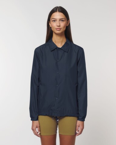 Coacher - Die Unisex-Coach-Jacke - French Navy - XXS bedrucken, Art.-Nr. STJU833C7272S Coacher - Die Unisex-Coach-Jacke - French Navy - XXS bedrucken, Art.-Nr. STJU833C7272S