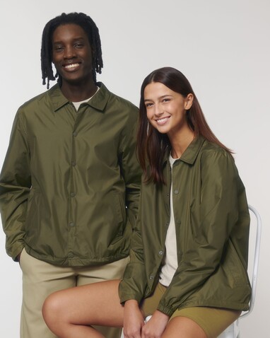 Coacher - Die Unisex-Coach-Jacke - British Khaki - XXL bedrucken, Art.-Nr. STJU833C0082X