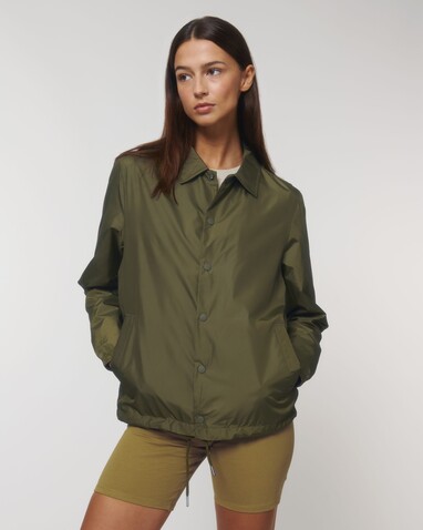 Coacher - Die Unisex-Coach-Jacke - British Khaki - XXL bedrucken, Art.-Nr. STJU833C0082X