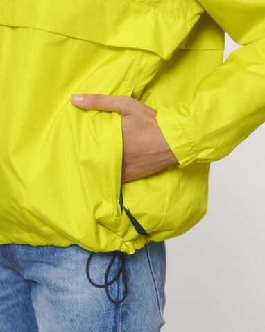 Speeder - Der Unisex-Anorak - Lime Flash - S bedrucken, Art.-Nr. STJU834C0821S