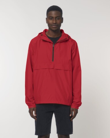 Speeder - Der Unisex-Anorak - Red - L bedrucken, Art.-Nr. STJU834C0041L