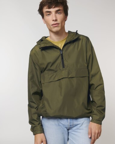 Speeder - Der Unisex-Anorak - British Khaki - S bedrucken, Art.-Nr. STJU834C0081S