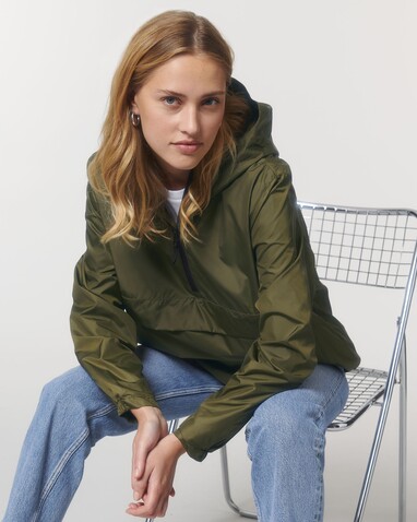 Speeder - Der Unisex-Anorak - British Khaki - S bedrucken, Art.-Nr. STJU834C0081S