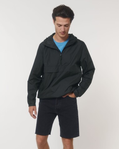 Speeder - Der Unisex-Anorak - Black - S bedrucken, Art.-Nr. STJU834C0021S