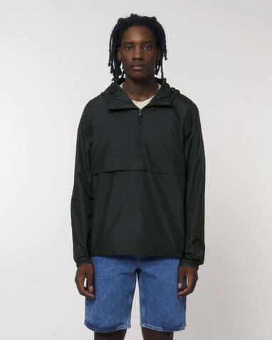 Speeder - Der Unisex-Anorak - Black - XL bedrucken, Art.-Nr. STJU834C0021X