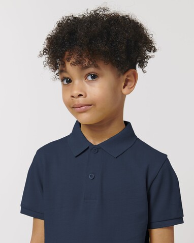 Mini Sprinter - Das Iconic Kinder-Polo - French Navy - 12-13/152-158cm bedrucken, Art.-Nr. STPK908C72712