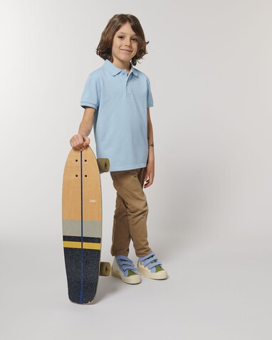 Mini Sprinter - Das Iconic Kinder-Polo - Sky blue - 5-6/110-116cm bedrucken, Art.-Nr. STPK908C23205