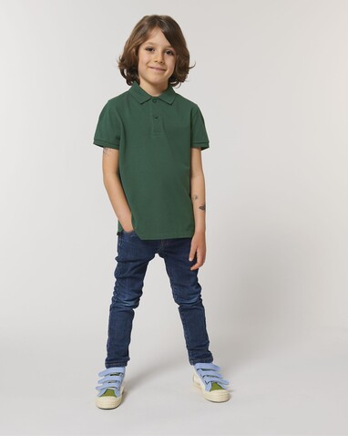 Mini Sprinter - Das Iconic Kinder-Polo - Glazed Green - 12-13/152-158cm bedrucken, Art.-Nr. STPK908C03612