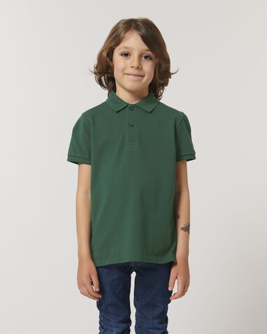 Mini Sprinter - Das Iconic Kinder-Polo - Glazed Green - 5-6/110-116cm bedrucken, Art.-Nr. STPK908C03605