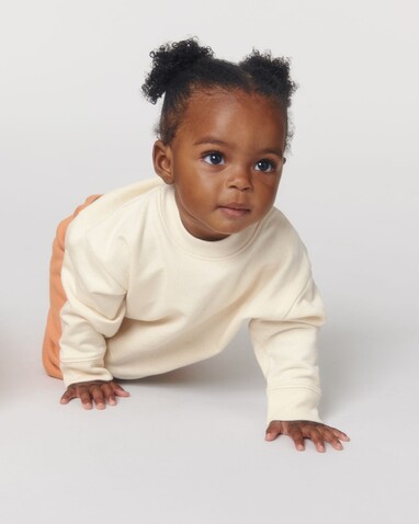Baby Changer - Das Iconic Baby-Rundhals-Sweatshirt - Natural Raw - 12-18 m/80-86cm bedrucken, Art.-Nr. STSB920C054B3