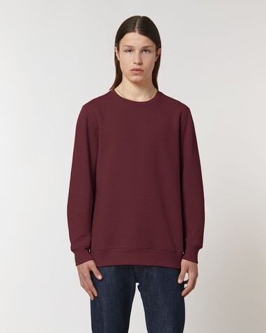 Roller - Das Rundhals-Unisex-Sweatshirt - Burgundy - M bedrucken, Art.-Nr. STSU868C2441M