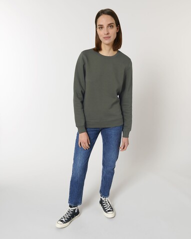 Roller - Das Rundhals-Unisex-Sweatshirt - Khaki - XXS bedrucken, Art.-Nr. STSU868C2232S