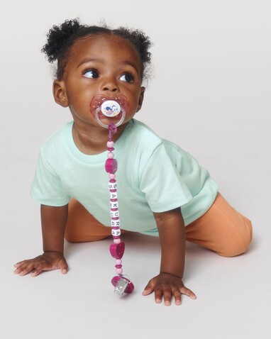 Baby Creator - Das Iconic Baby-T-Shirt - Caribbean Blue - 12-18 m/80-86cm bedrucken, Art.-Nr. STTB918C724B3