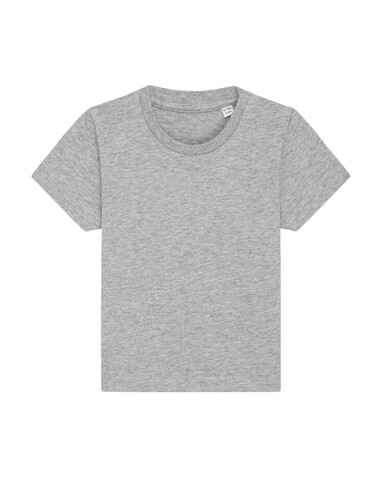 Baby Creator - Das Iconic Baby-T-Shirt - Heather Grey - 0-6 m/56-68cm bedrucken, Art.-Nr. STTB918C250B1