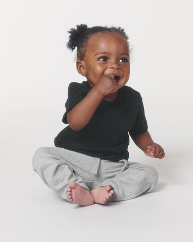 Baby Creator - Das Iconic Baby-T-Shirt - Black - 0-6 m/56-68cm bedrucken, Art.-Nr. STTB918C002B1