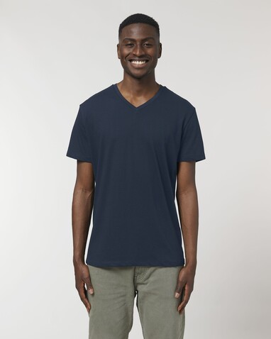 Stanley Presenter - Herren T-Shirt mit V-Ausschnitt - French Navy - XXL bedrucken, Art.-Nr. STTM562C7272X