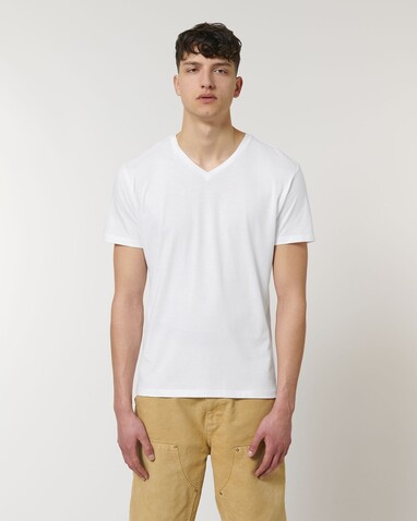 Stanley Presenter - Das Herren-T-Shirt mit V-Ausschnitt - White - S bedrucken, Art.-Nr. STTM562C0011S Stanley Presenter - Das Herren-T-Shirt mit V-Ausschnitt - White - S bedrucken, Art.-Nr. STTM562C0011S