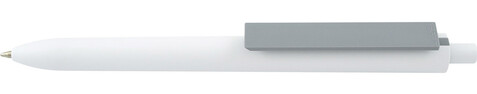 Kugelschreiber El Primero White – grau bedrucken, Art.-Nr. el_primero_White_grau