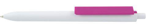 Kugelschreiber El Primero White – pink bedrucken, Art.-Nr. el_primero_White_pink