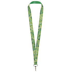 Lana Sublimation Lanyard aus recyceltem PET Kunststoff, weiss, 10mm bedrucken, Art.-Nr. 1PL0401C