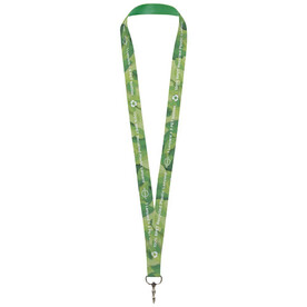 Lana Sublimation Lanyard aus recyceltem PET Kunststoff, weiss, 10mm bedrucken, Art.-Nr. 1PL0401C