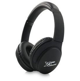 SCX.design E20 Bluetooth 5.0 Kopfhörer mit Leuchtlogo, schwarz, weiss bedrucken, Art.-Nr. 1PX00600