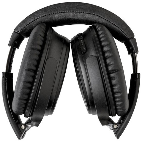 SCX.design E20 Bluetooth 5.0 Kopfhörer mit Leuchtlogo, schwarz, weiss bedrucken, Art.-Nr. 1PX00600